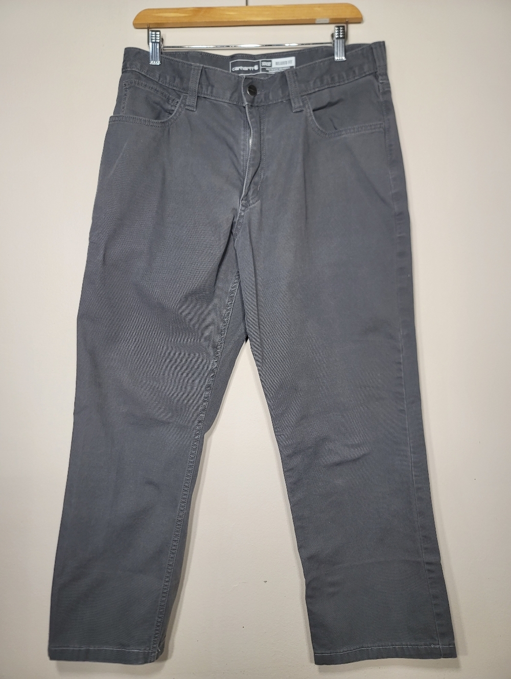 Carhartt Rugged Flex Workwear Pant Grunge Skater Earthcore Tailored 33x25.5"
